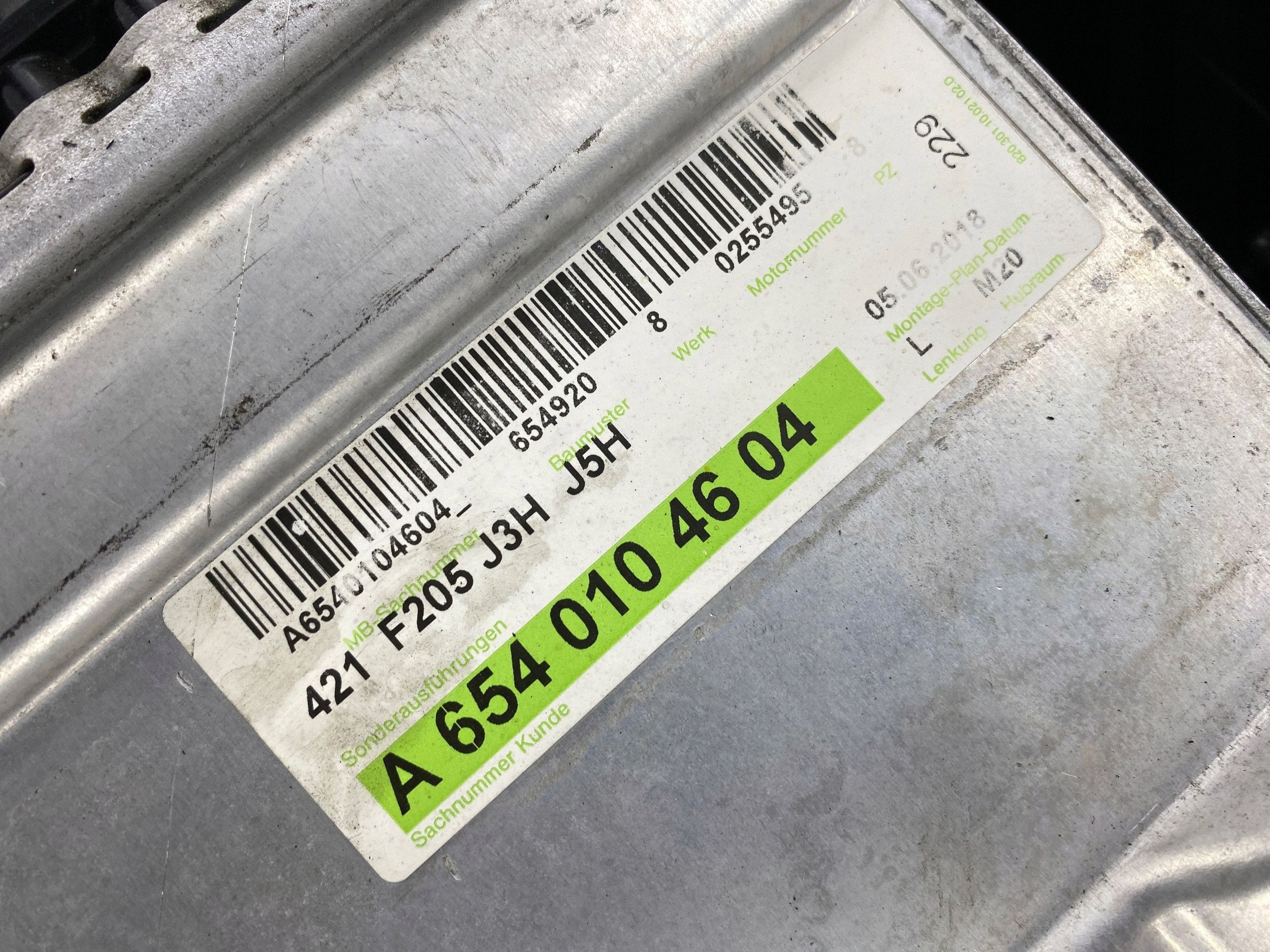 engine complete 654920 Mercedes C220d W205 2018r OM654 2.0d 654.920