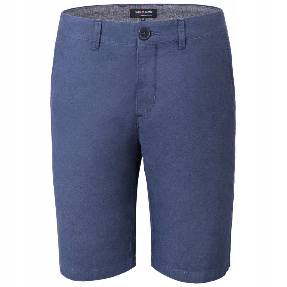 Pánské krátké Kraťasy (kraťasy), Bavlna – Pako Jeans – tmavě modré – 38