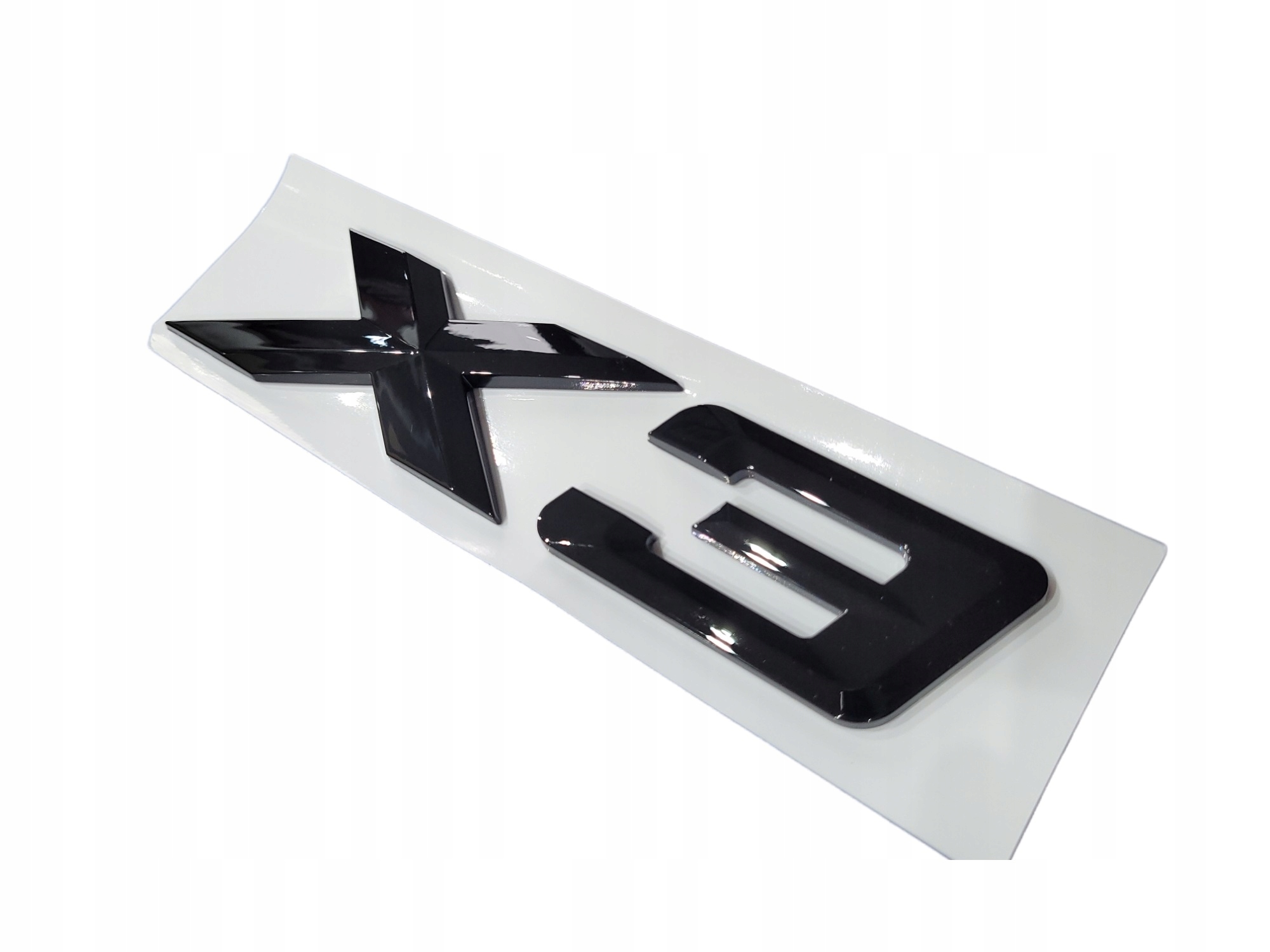 Emblemat X3 do Bmw Black Glossy Na Klapę Tył Naklejka Znaczek Logo nowe