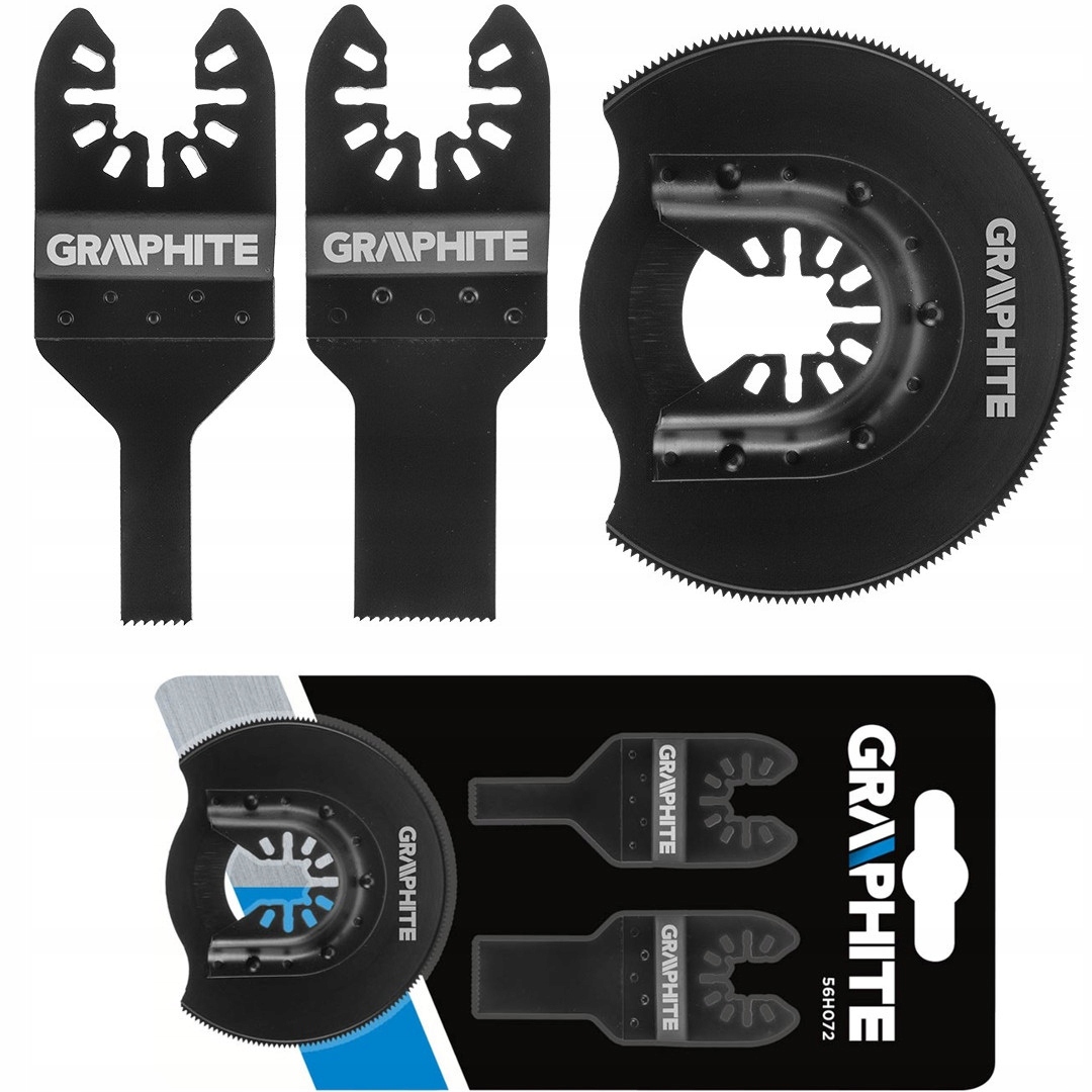 

Graphite Zestaw 3 Brzeszczotów Do Metalu 56H072