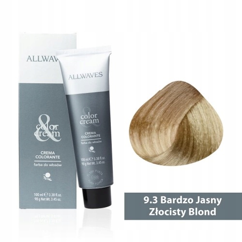 

Farba Allwaves 9.3 Bardzo jasny złocisty blond 100