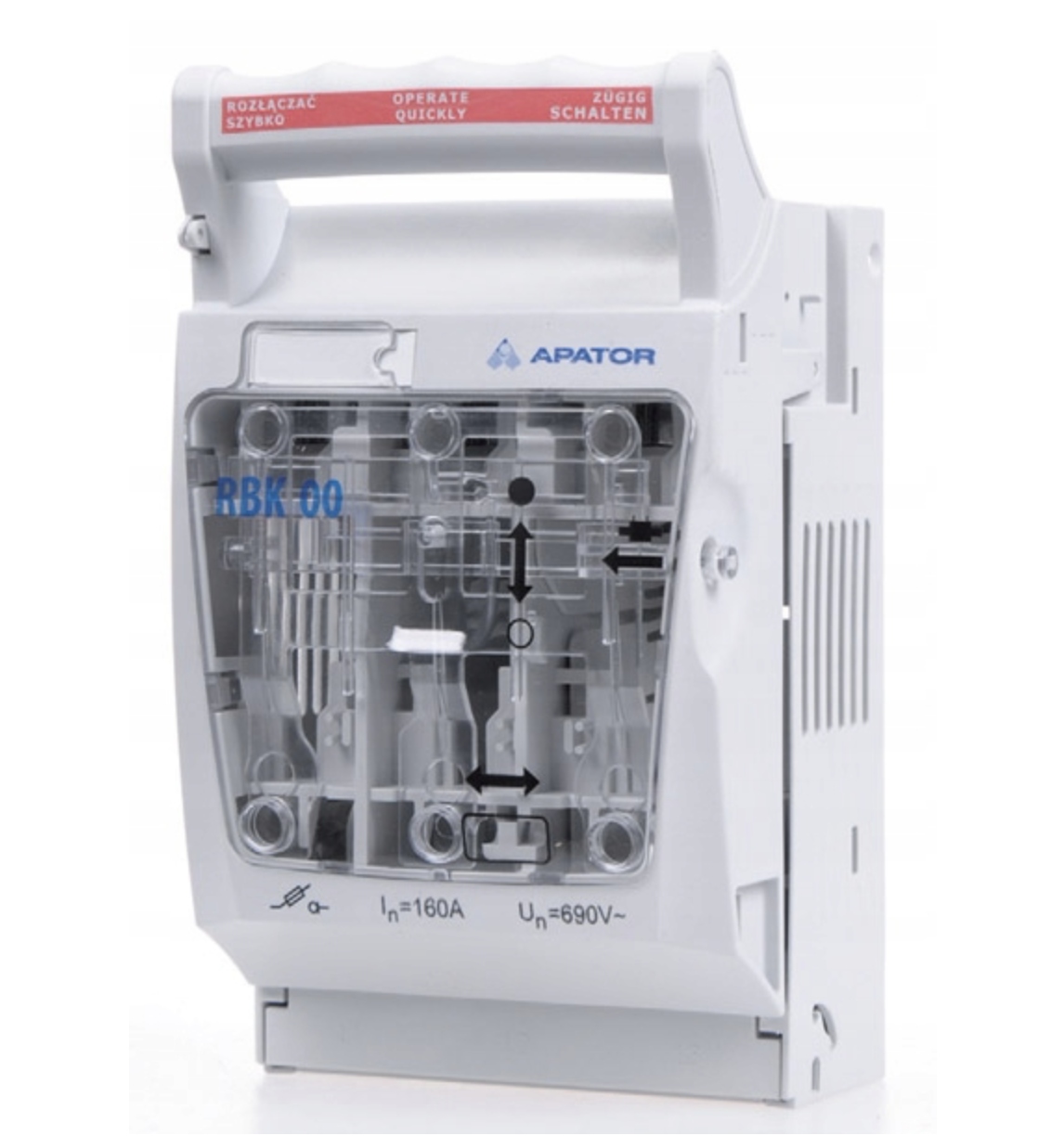 Odpojovač Rbk 00 Apator 690 V IP20 160 A 63-823333-111