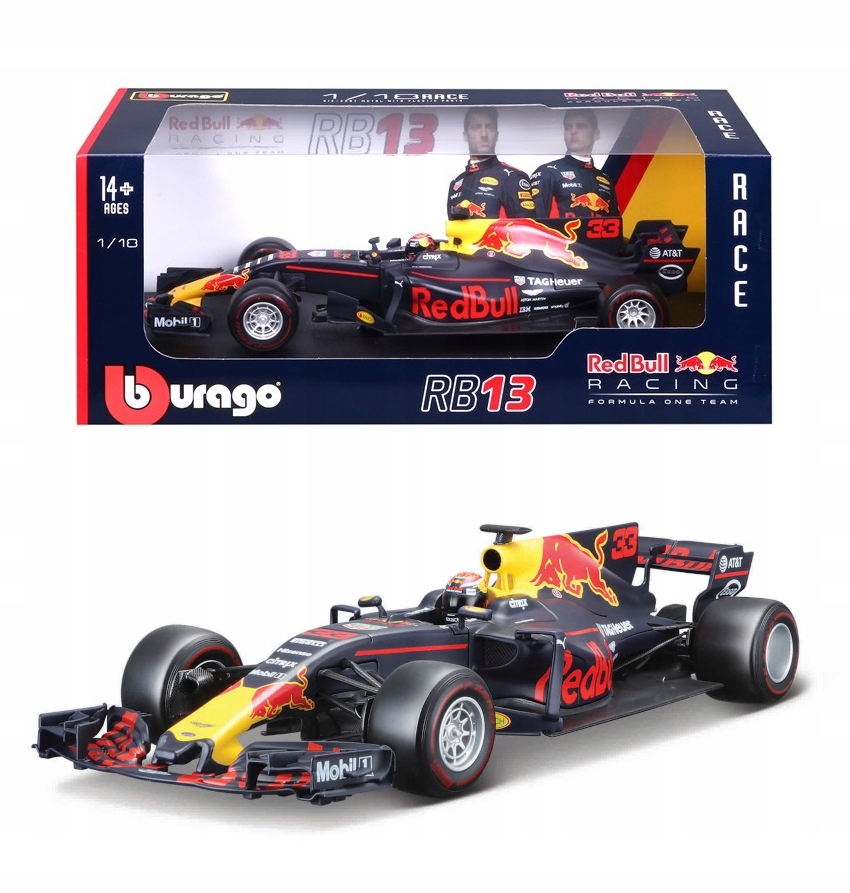 

Bolid F1 Red Bull RB13 Verstappen 1:18 Bburago