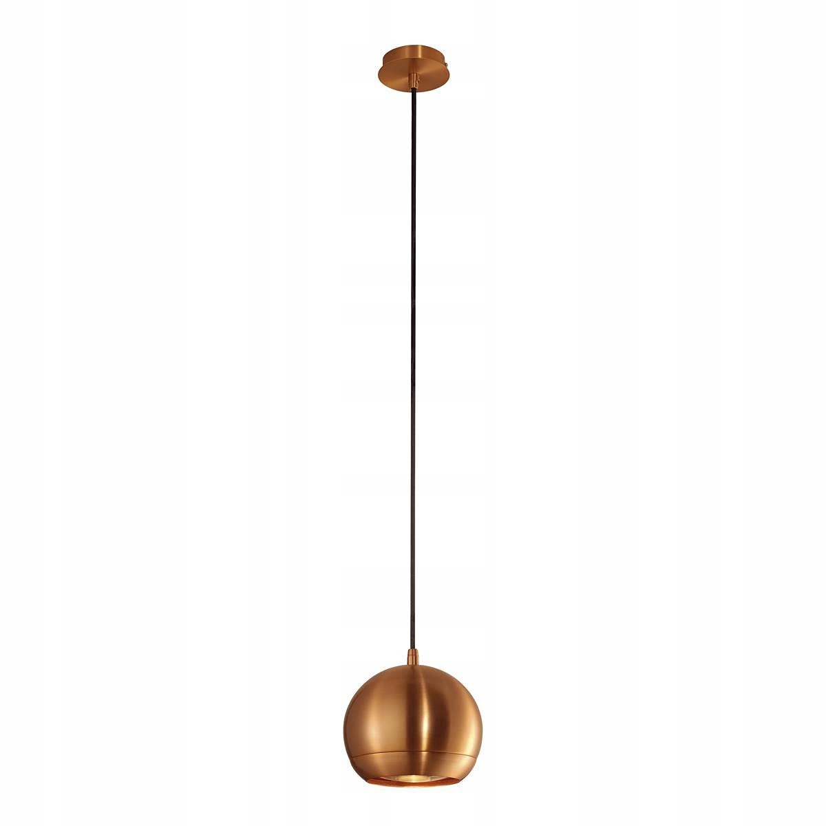 Lampa wisząca Slv Big White Light Eye QPAR111, miedź szczotkowana,