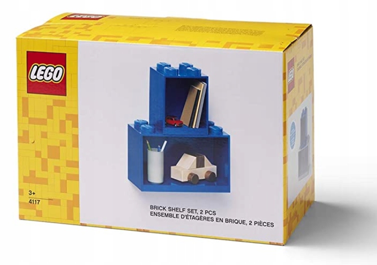 Lego zestaw półek niebieski Nhg