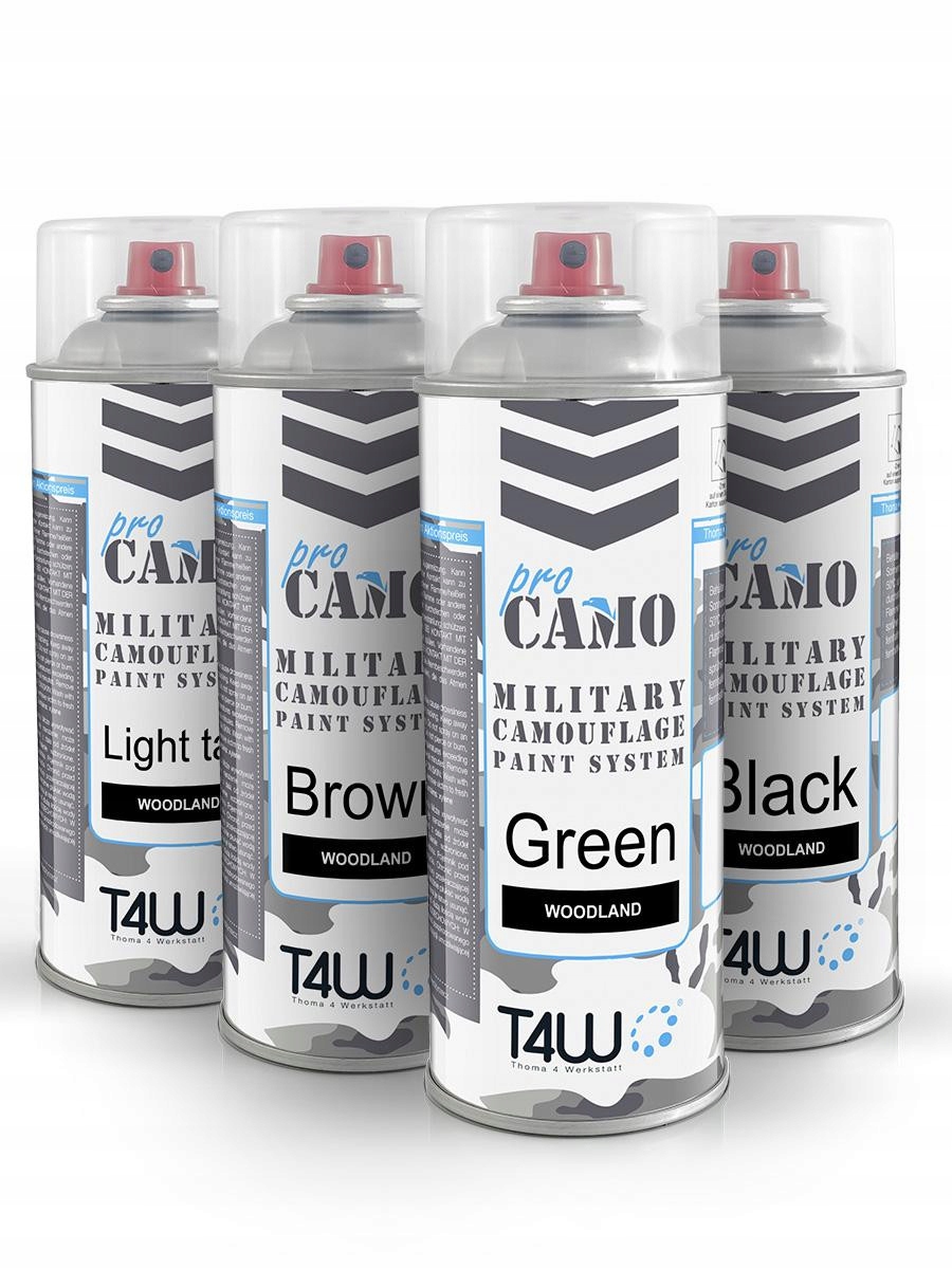 T4W PRO CAMO лак US WOODLAND MAT / 1.6 L