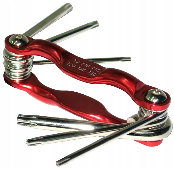 KLUCZE IMBUSOWE TORX SCYZORYK T9-T30MM EMARK EAN (GTIN) 4713611851027