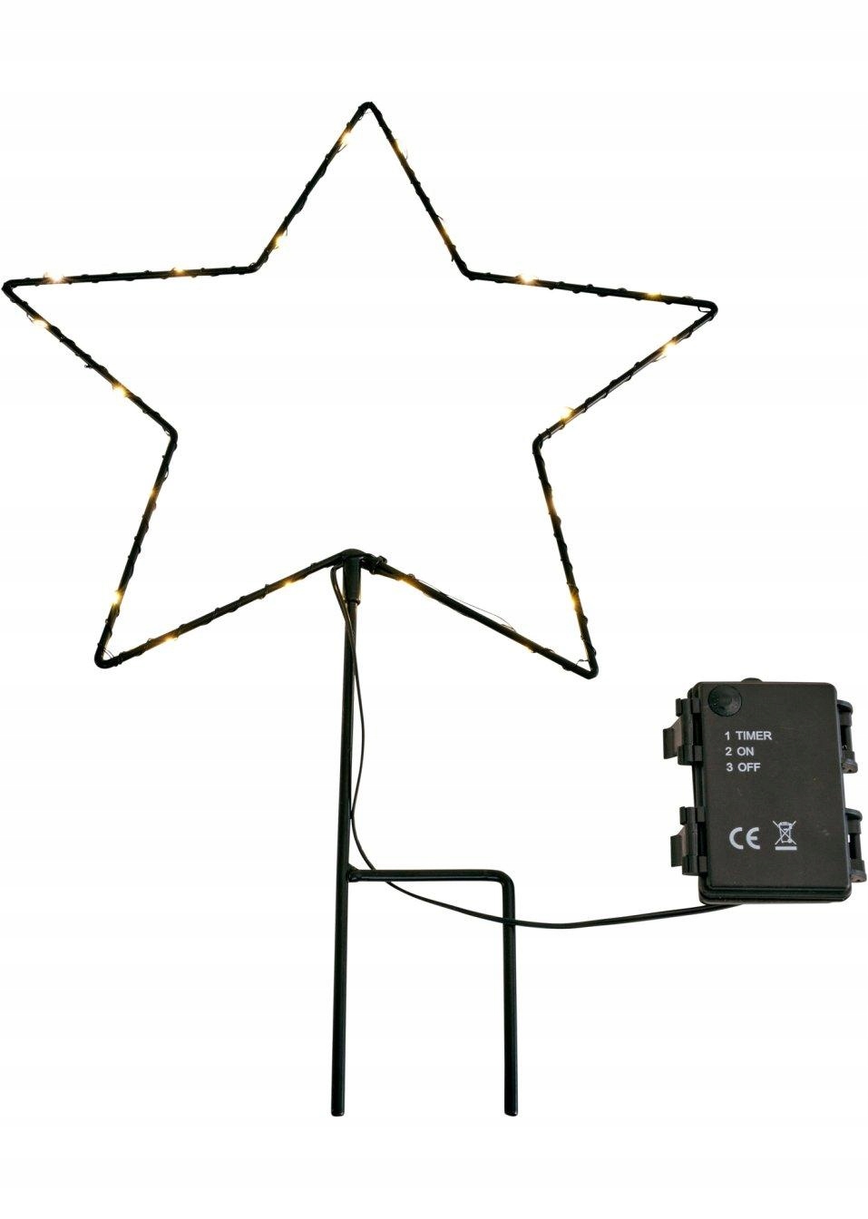 OZDOBA GWIAZDA LED__30/40