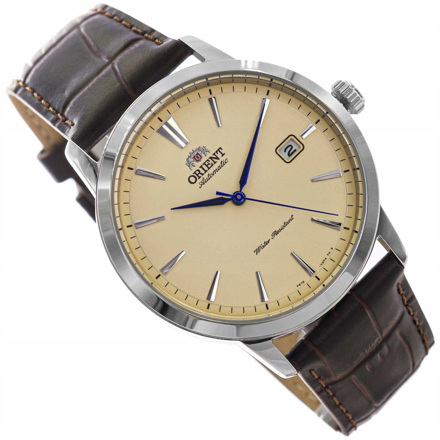 Pánské Hodinky Orient RA-AC0F16S30B Contemporary Automatic Hnědé Na Řemínku