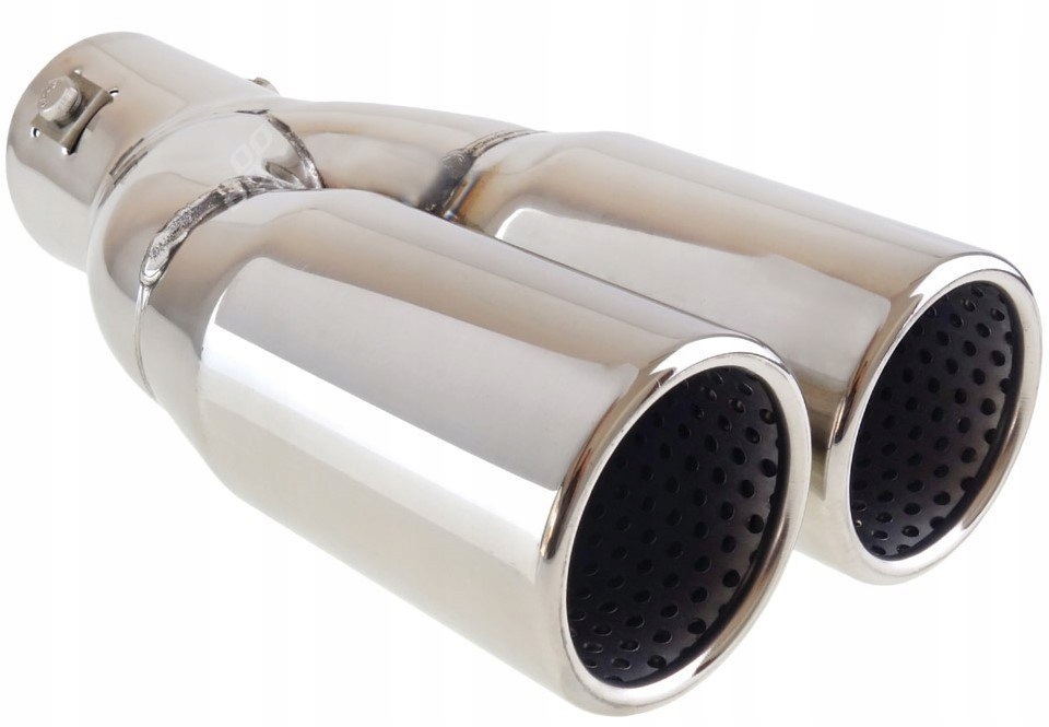Koncovka Výfuku Tlumiče Inox Nerezová Dvoutrubková