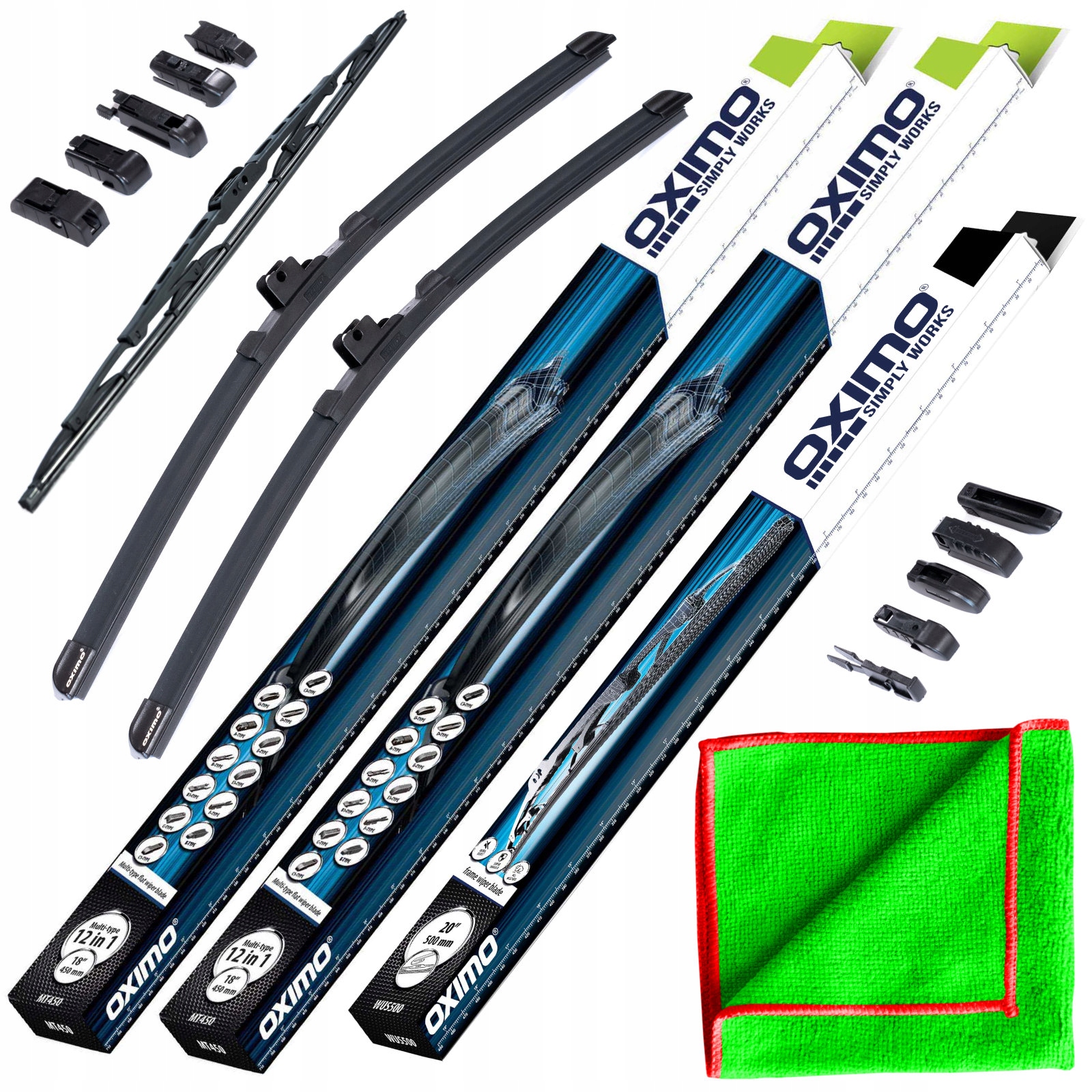 Wycieraczki Zestaw Przód Tył Ford Galaxy 2 II MK2 05.2006-09.2008 Van