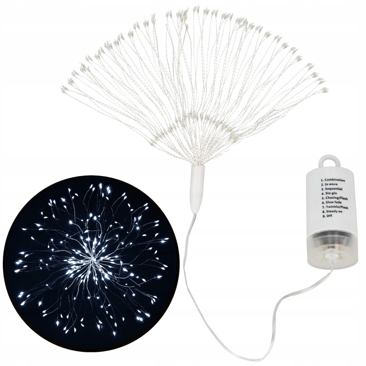 

Eksplodująca Gwiazda 100 Led Lampki Choinkowe 60CM