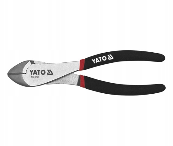 Szczypce Tnące Boczne Zwiększone Przełożenie 180mm Yato YT-2039