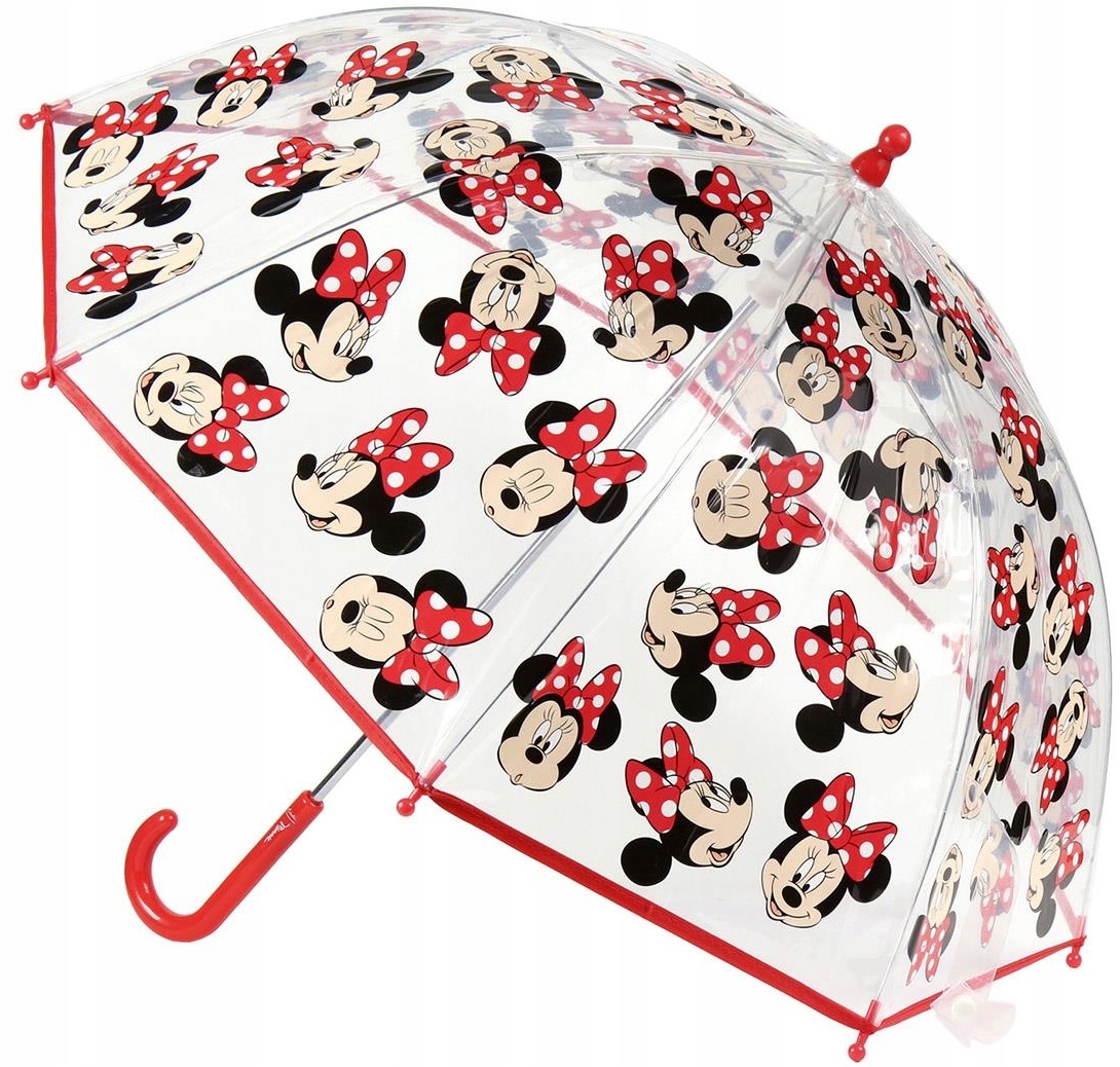 

Przezroczysta parasolka z motywem Myszki Minnie