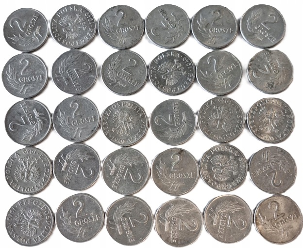 2 grosze (1949) - Aluminium obiegowe