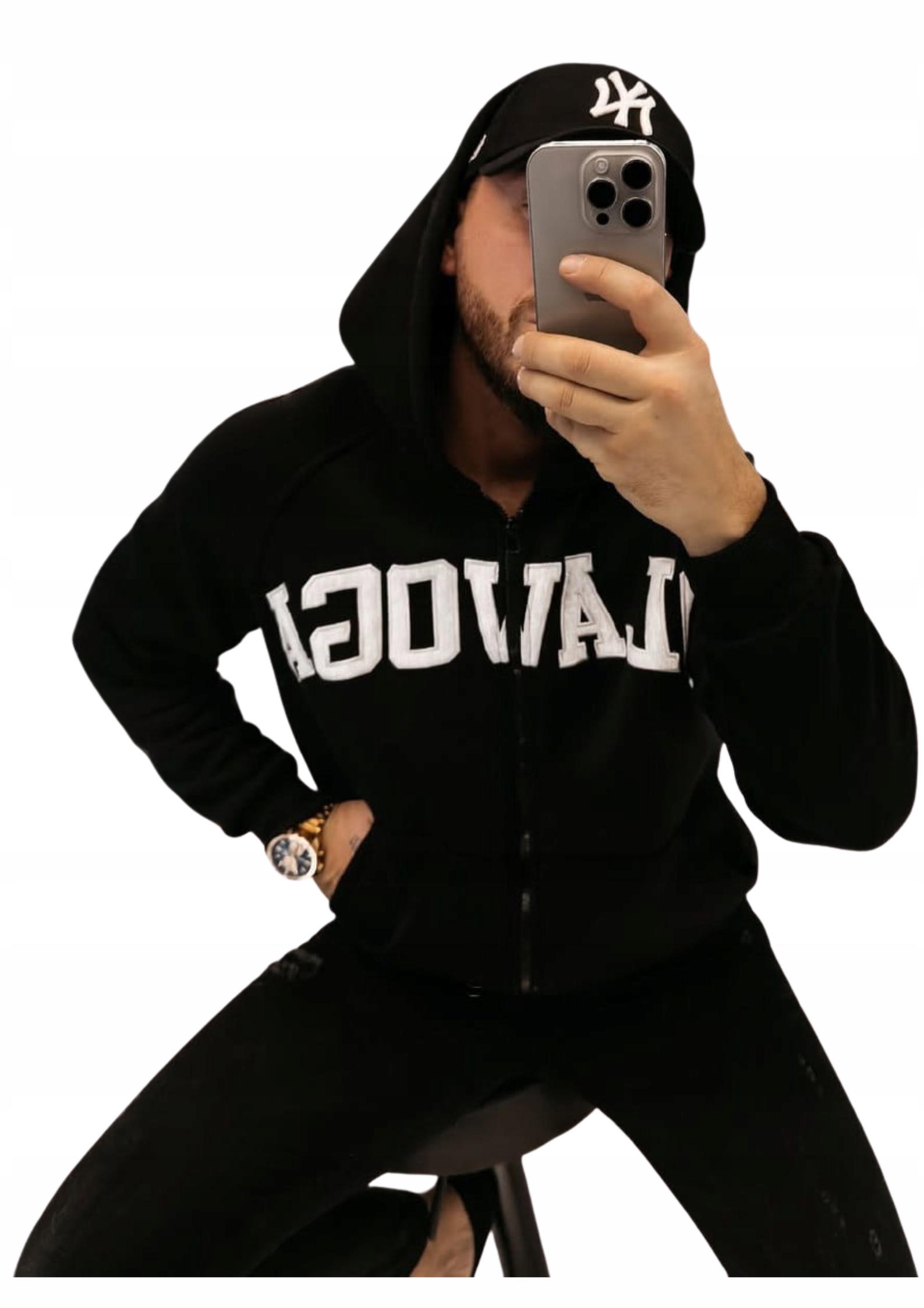 Pánská mikina Iris Men O La Voga černá L