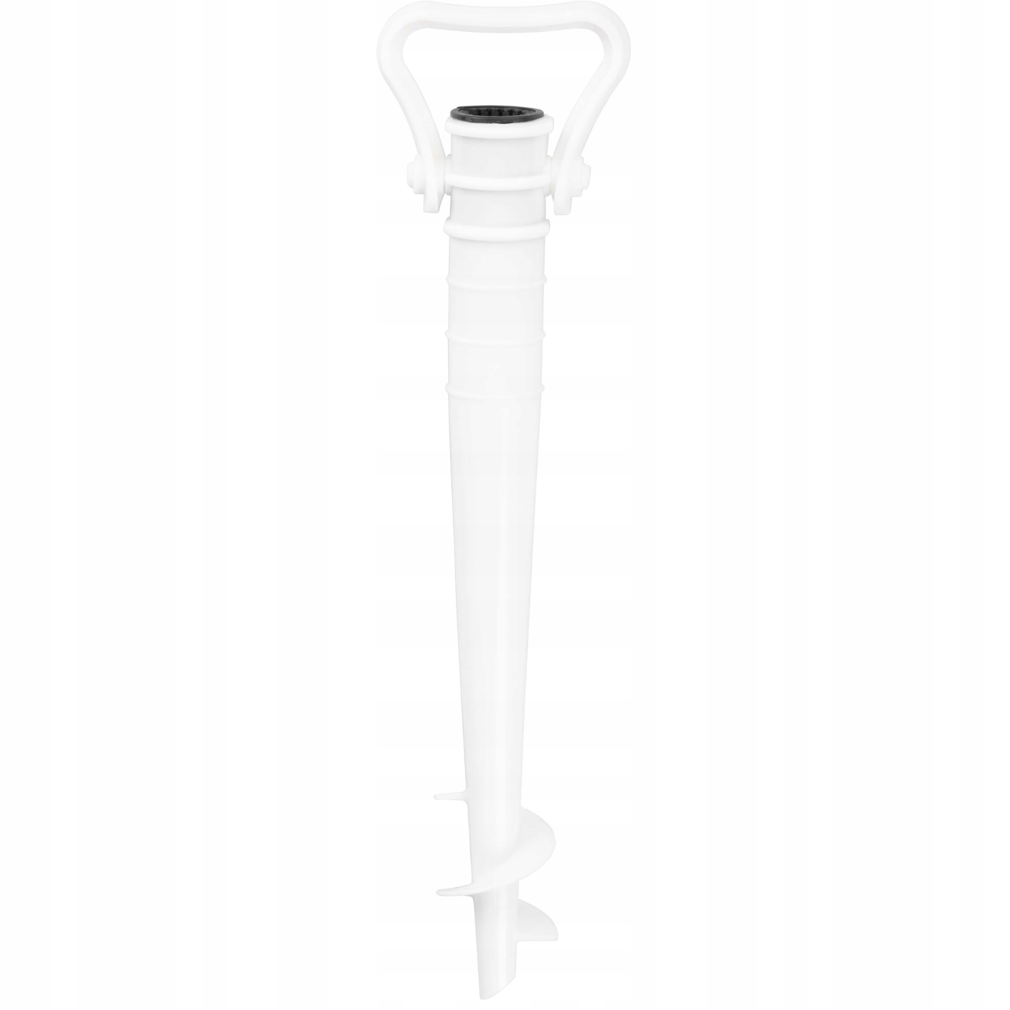 Podstawa do parasola plażowego, wkręcana świdrowa Pvc, 43 cm, maszt 19-32