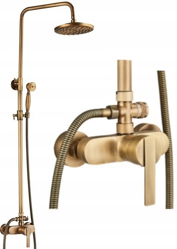 Kúpeľňová batéria do sprchy Old Retro Mosadz