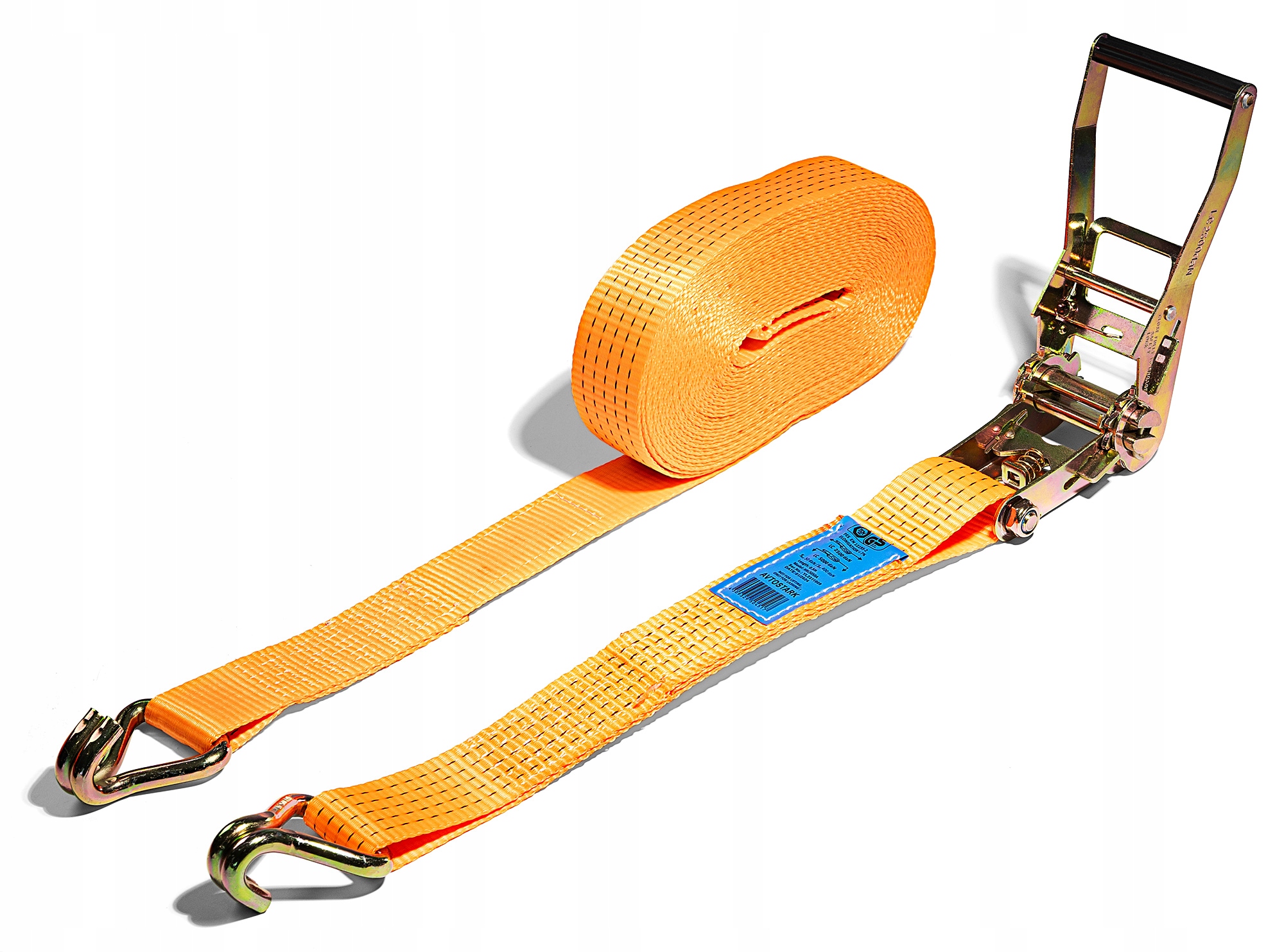 Pas transportowy z napinaczem 14m 5T Tuv Gs duże łądunki, do bel siana