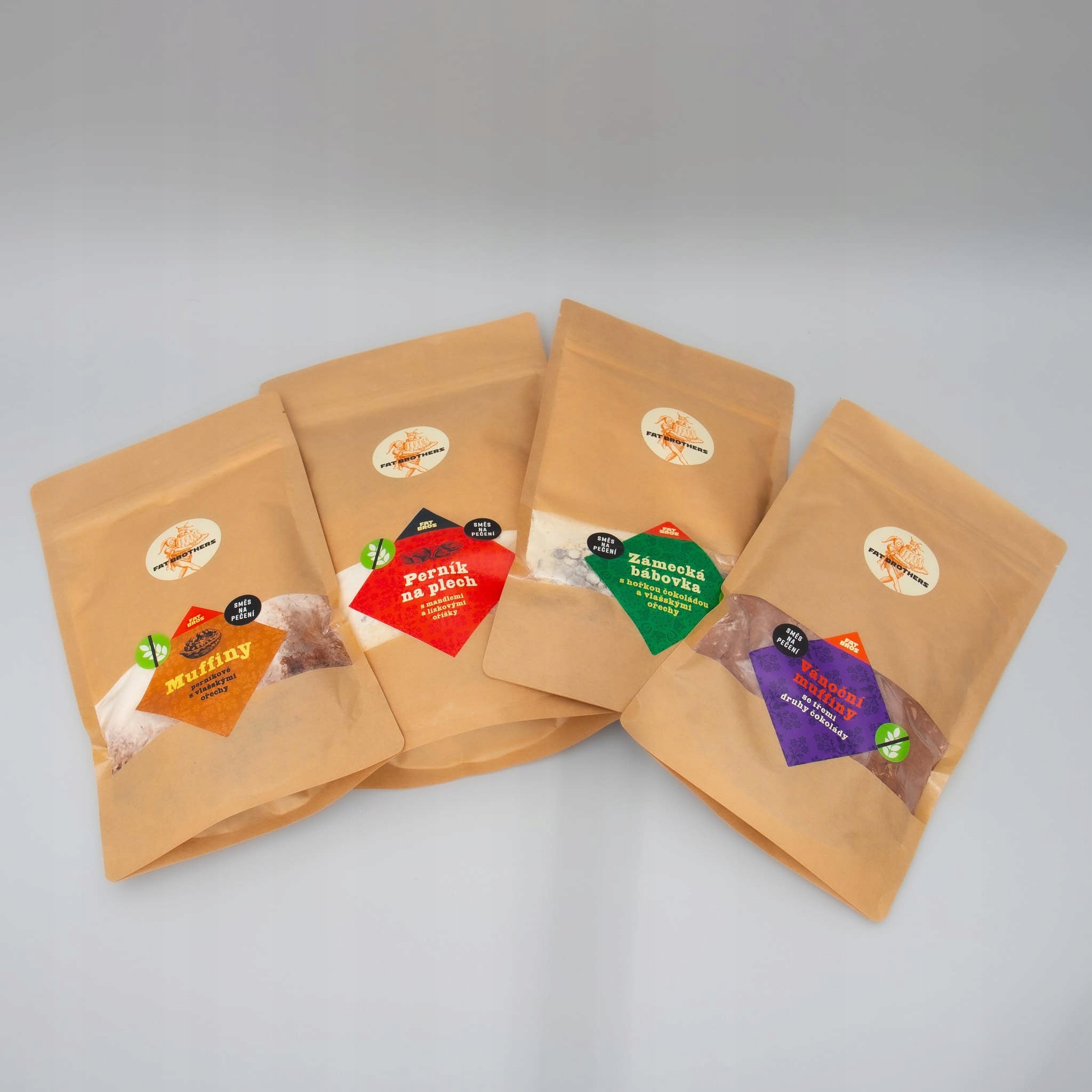 Levně Bezlepková vánoční sada – muffiny a koláče – 4 směsi na pečení