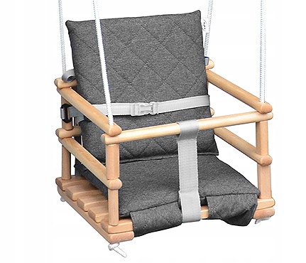 

Huśtawka drewno dla Dzieci do Domu Ogrodu 4w1 Pasy