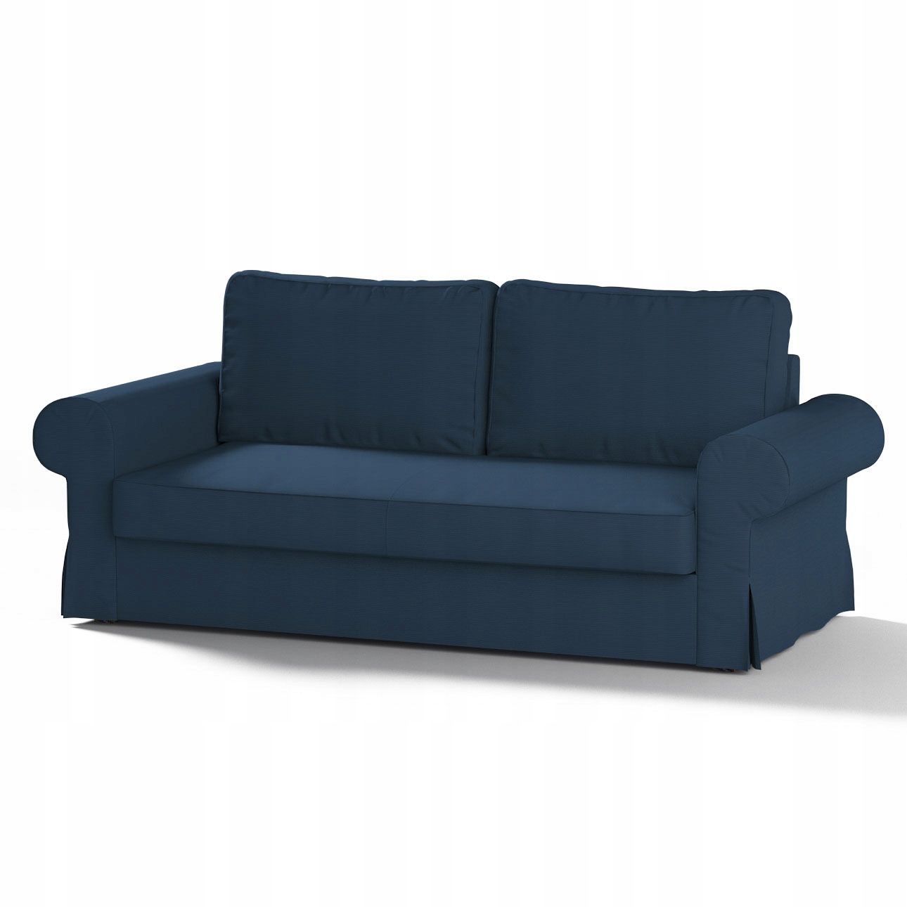 Dekoria potah na rozkládací pohovku Backabro pro 3 osoby Ikea, modrý
