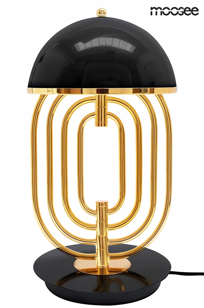 Moosee lampa stołowa Bottega złota czarna