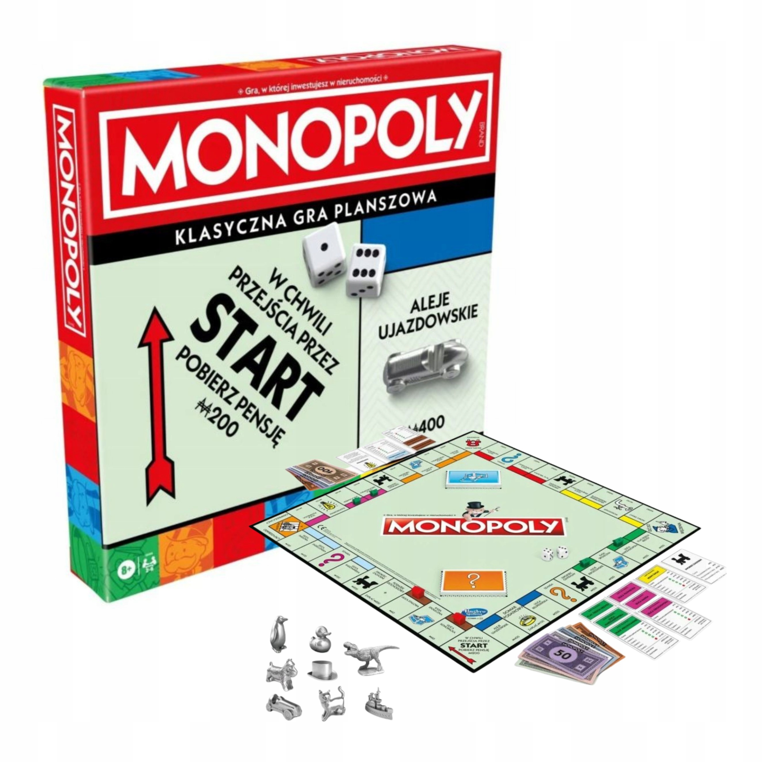 Gra Monopoly Refresh Classic Planszowa Klasyczna Polska Wersja 8+