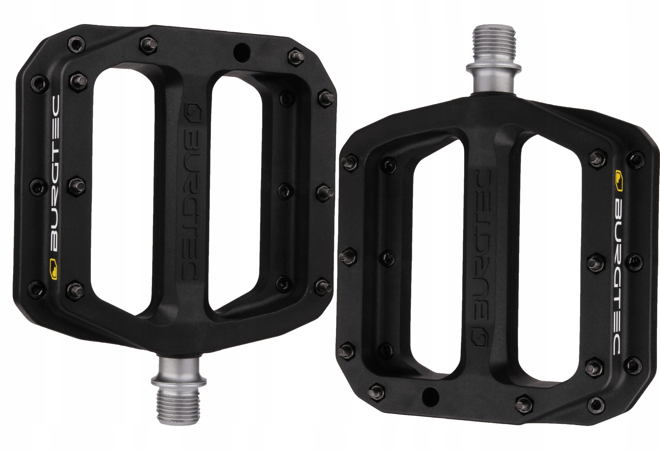 Pedały Platformowe Burgtec MK4 Composite 376g Piny Maszyny Naklejki