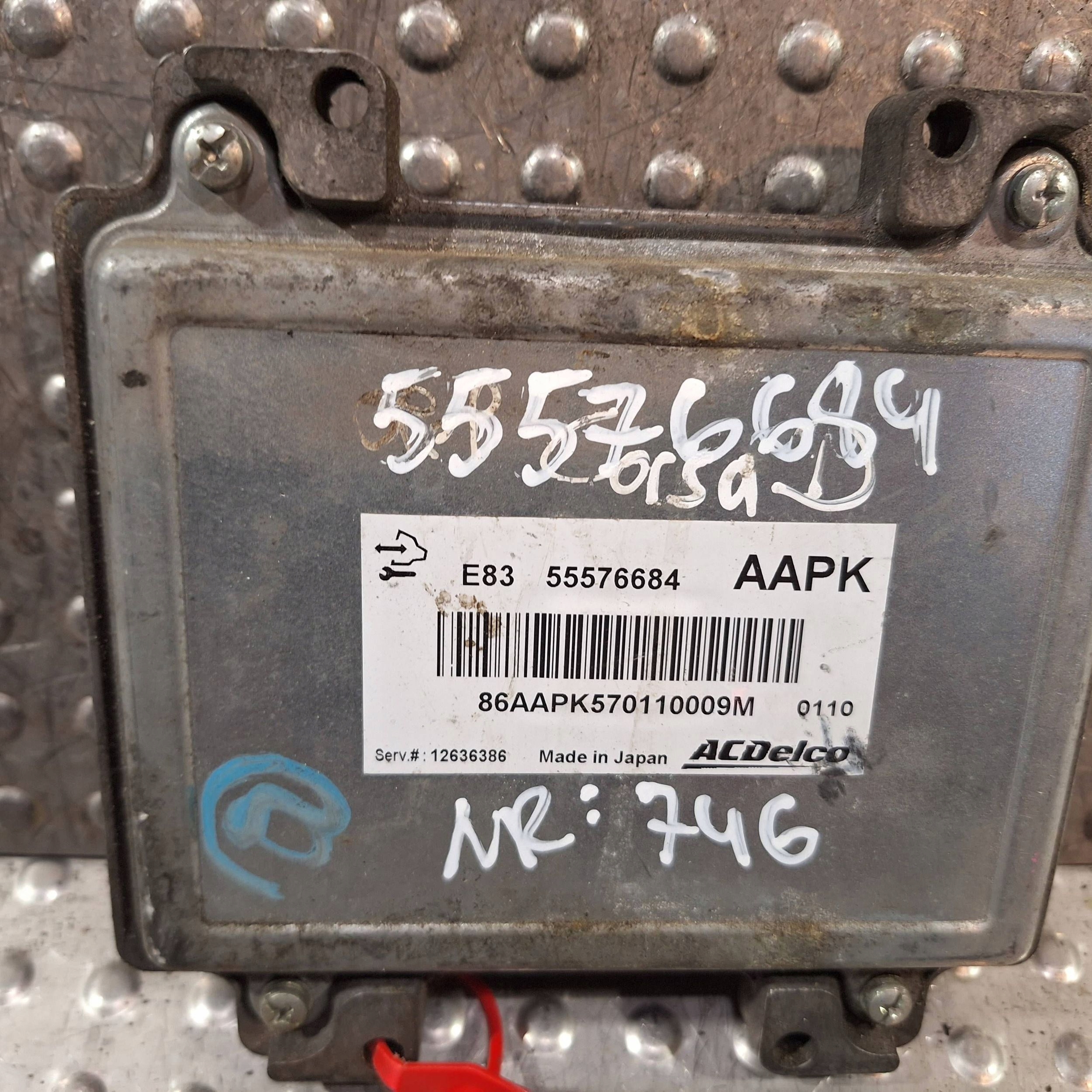 control unit of the engine computer 55576684 12636386 AAPK OPEL CORSA D 1.2