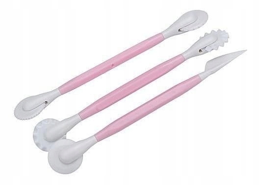 

Narzędzia do dekoracji ciast i tortów Radełka 3szt