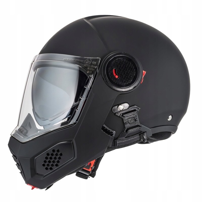Kask Motocyklowy Nzi Minimod Duo Matt Black (L)