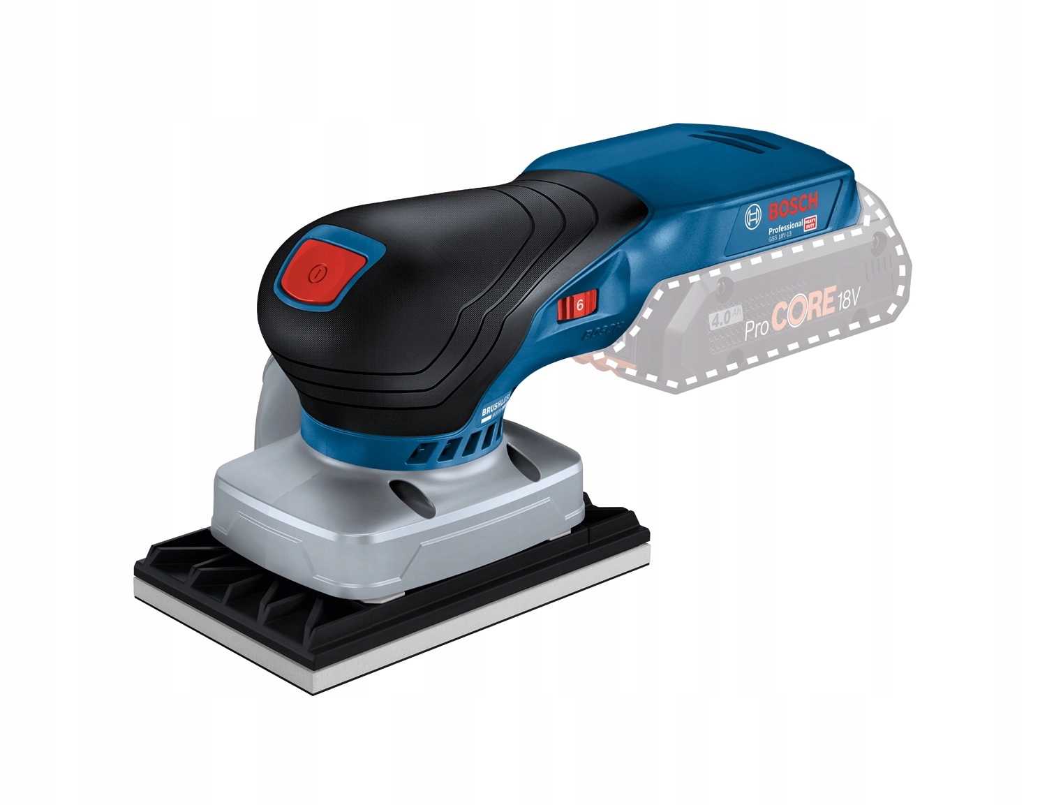 Bosch Gss 18V-13 Szlifierka Mimiśrodowa Solo, Lb