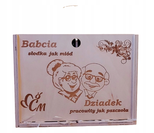 Levně Krabička Dárek Den dědečka Den babiček