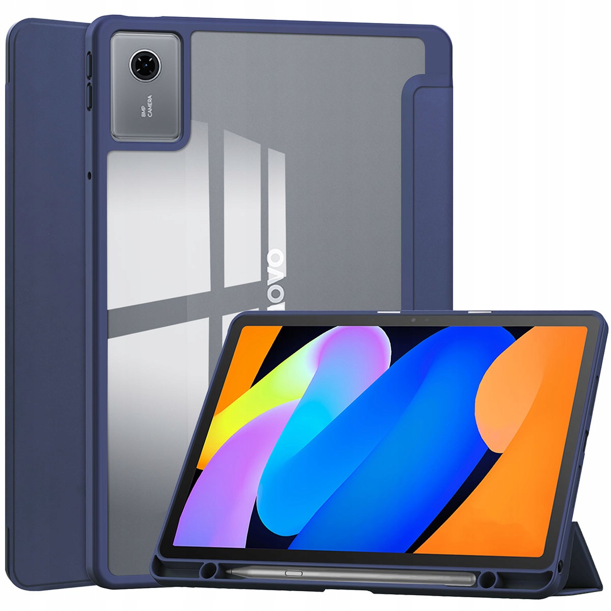 Etui z klapką Bizon Lenovo Idea Tab 11 plecki z podstawką zamykane