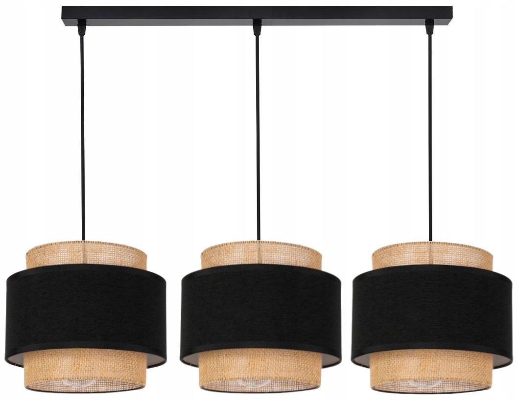 

Lampa Wisząca Sufitowa Żyrandol Abażur Nowoczesna