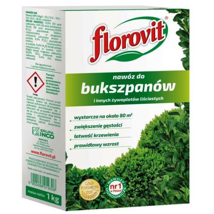 

Florovit Nawóz Wieloskładnikowy do Bukszpanów 1kg
