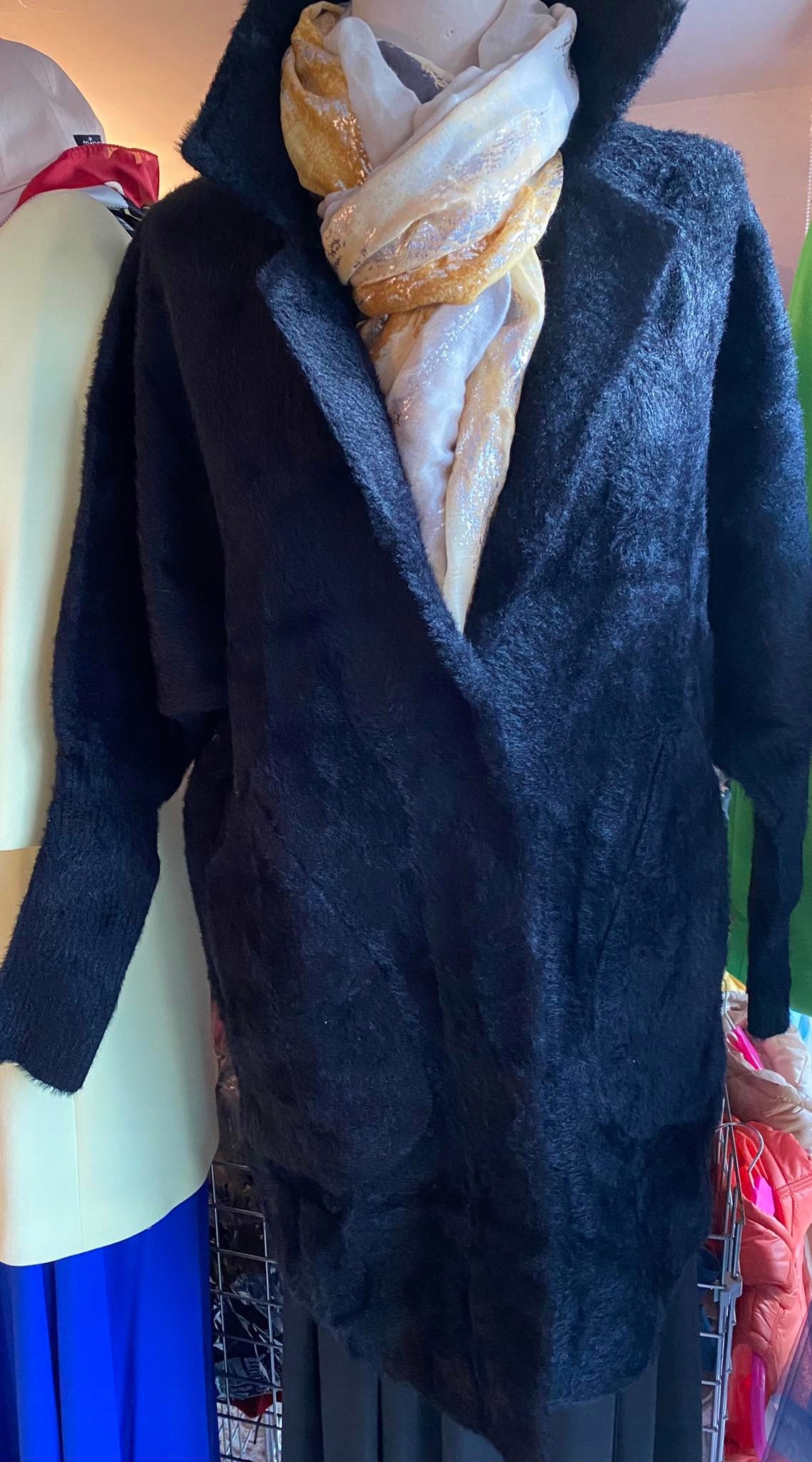 Kabát Alpaka Barva Černá vel Univerzální