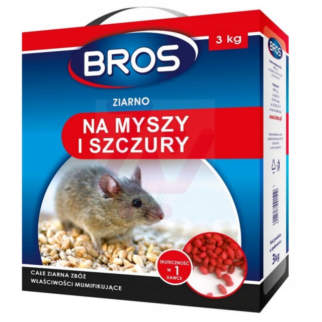 

Bros Ziarno Trutka na myszy szczury i gryzonie 3kg