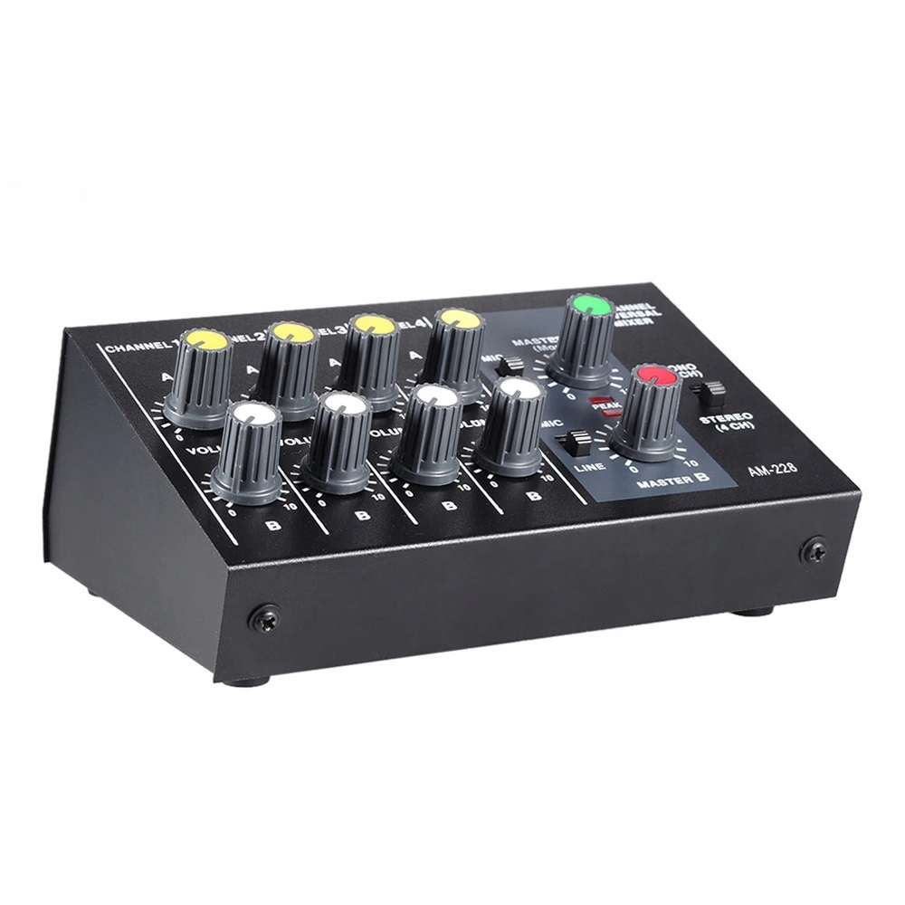 8-kanálový audio mixer Audio mixer