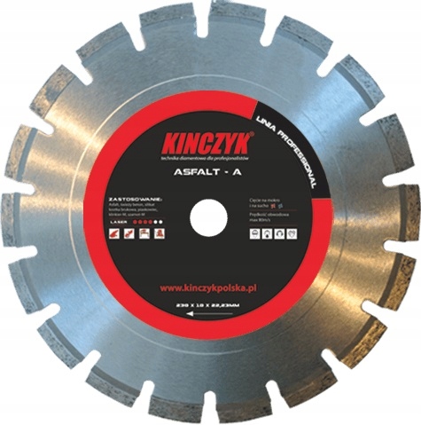 Tarcza Asfalt - A 450x10x25,4 [mm]