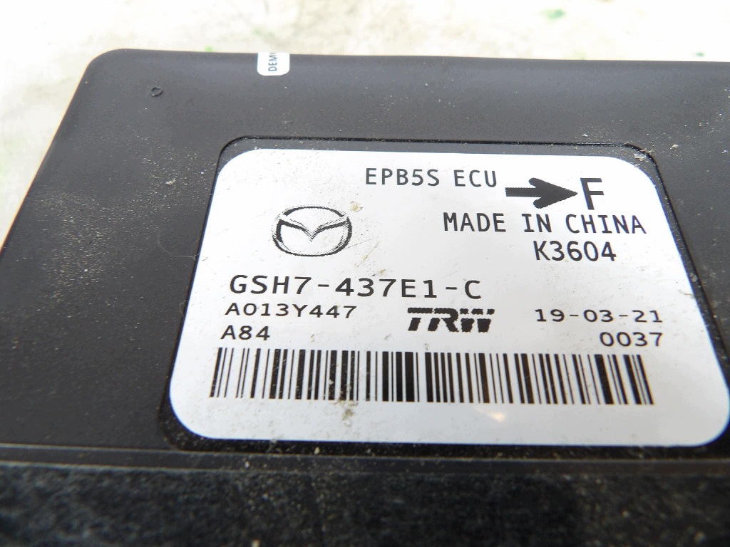 Module Frein GSH7-437E1-C MAZDA 6 GJ 2-LIFT 2.5B