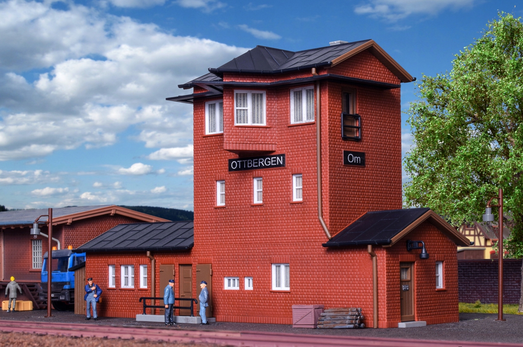 Kibri 39318 , Železniční stanice Ottbergen , H0