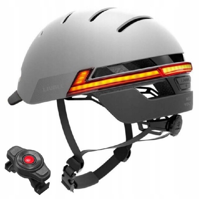 Kask rowerowy na Hulajnogę Miejski Smart BH51M Neo Bt Sos L 57-61cm Livall