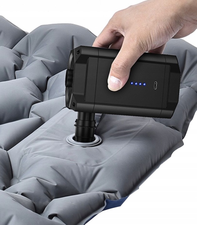 Elektryczna Pompka do Materaca Pontonu + 3 końcówki Akumulatorowa USB typ C Rodzaj elektryczne