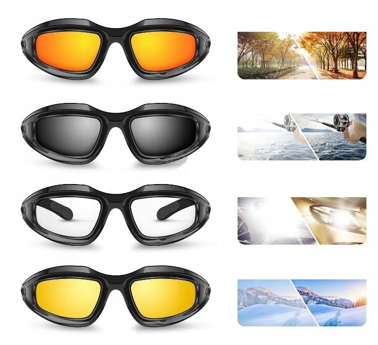 OKULARY POLARYZACYJNE PRZECIWSŁONECZNE TAKTYCZNE SPORTOWE ROWEROWE DAISY C5 Model polaryzacyjne