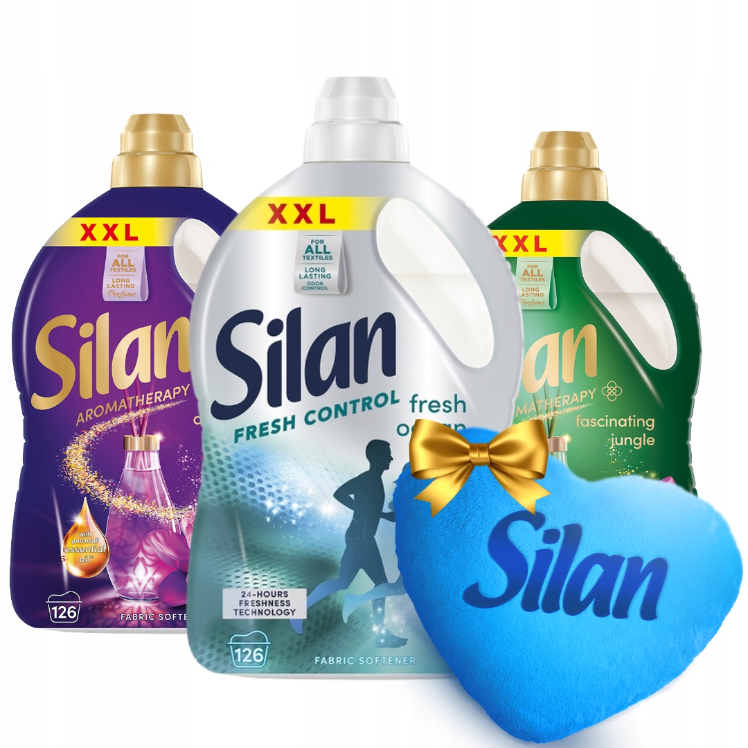 tekutá aviváž Silan Aromatherapy 2,772 l x 3 Dárek