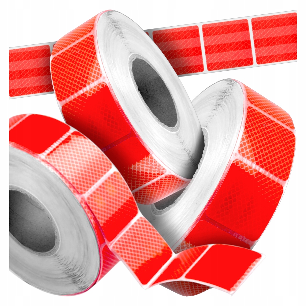 45 Samolepicí Reflexní Páska Pro Segmenty, Červená