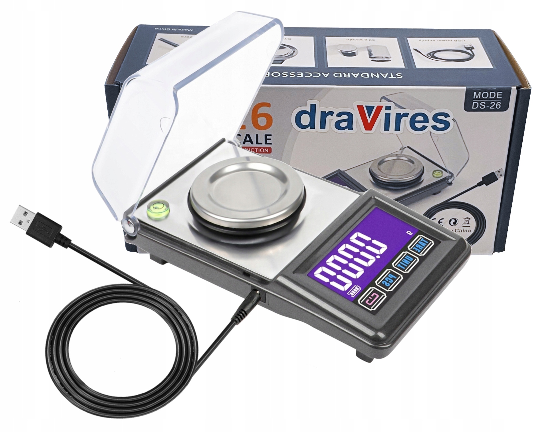 Laboratorní elektronická váha 50g 0,001g