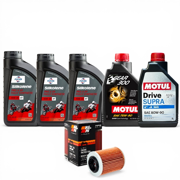 Zestaw serwis do Quadów Cf Moto 850/1000 Silkolene Oleje Filtr